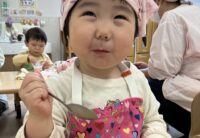 いちごシェイクづくり！！(クッキング保育)