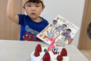 誕生会＆色水遊び☆彡