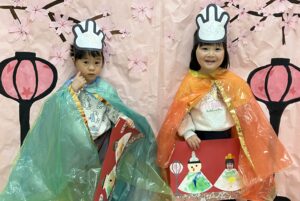 今日は楽しいひな祭り会🌸